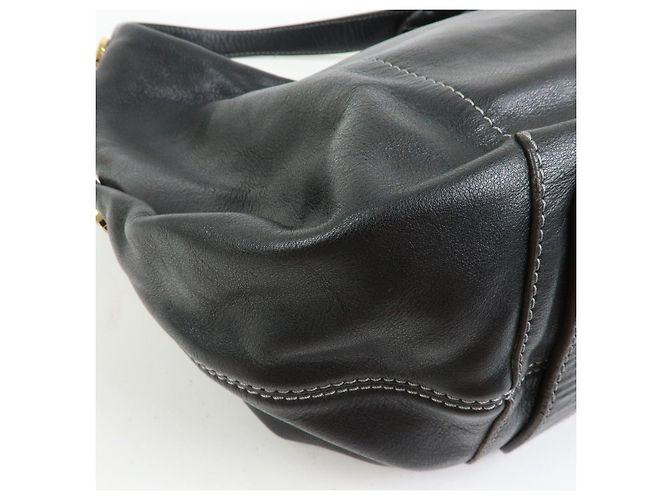 Borsa a spalla e borsa a mano in pelle LOEWE Logo Nero - vista 12