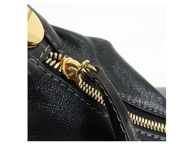 Borsa a spalla e borsa a mano in pelle LOEWE Logo Nero - vista 17