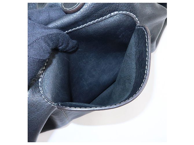 Borsa a spalla e borsa a mano in pelle LOEWE Logo Nero - vista 18