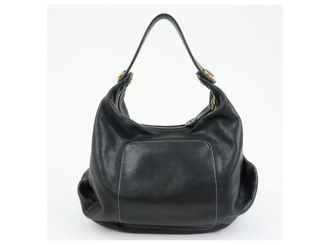 Borsa a spalla e borsa a mano in pelle LOEWE Logo Nero - vista 2