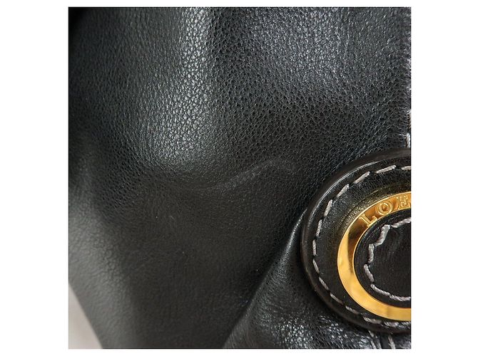 Borsa a spalla e borsa a mano in pelle LOEWE Logo Nero - vista 21