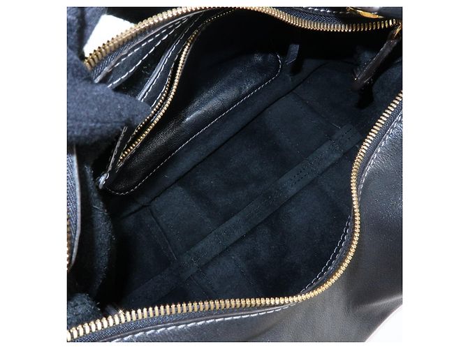 Borsa a spalla e borsa a mano in pelle LOEWE Logo Nero - vista 22