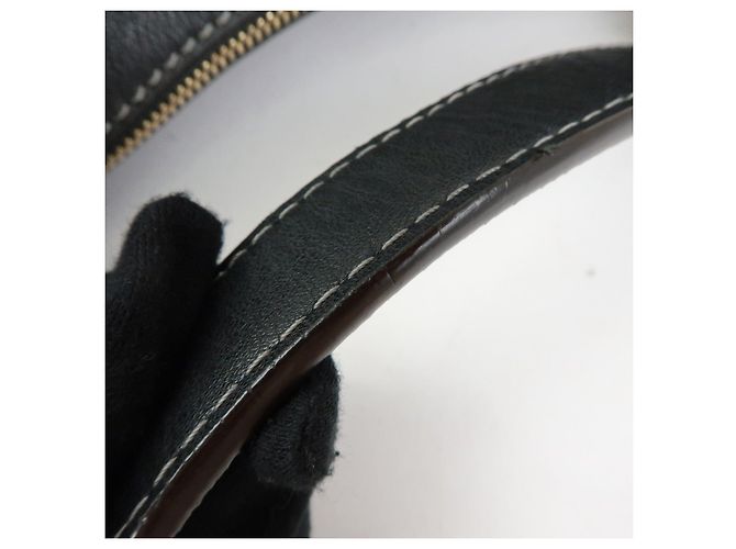 Borsa a spalla e borsa a mano in pelle LOEWE Logo Nero - vista 7
