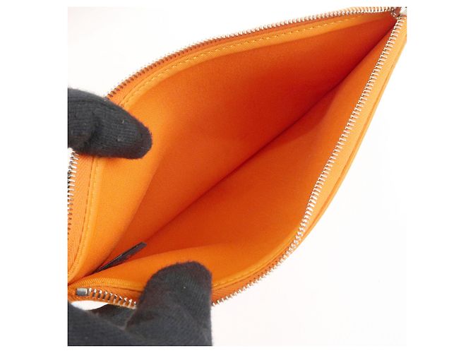 Hermès HERMES Herline Toile Officier Leather 2Way Hand Shoulder Bag □T Stamped - vista 22