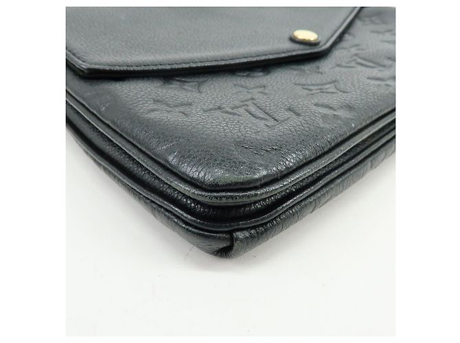 Louis Vuitton Monogram Empreinte Twice Shoulder Bag Noir M50258 - vista 10