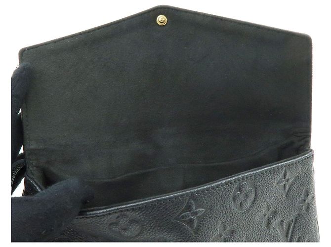 Louis Vuitton Monogram Empreinte Twice Shoulder Bag Noir M50258 - vista 20