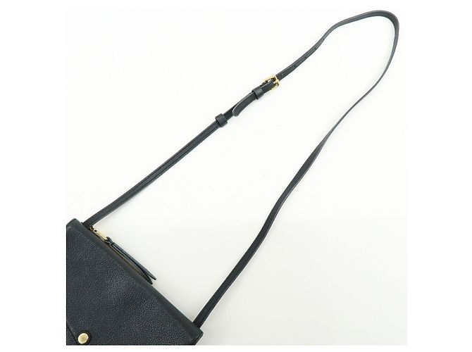 Louis Vuitton Monogram Empreinte Twice Shoulder Bag Noir M50258 - vista 6