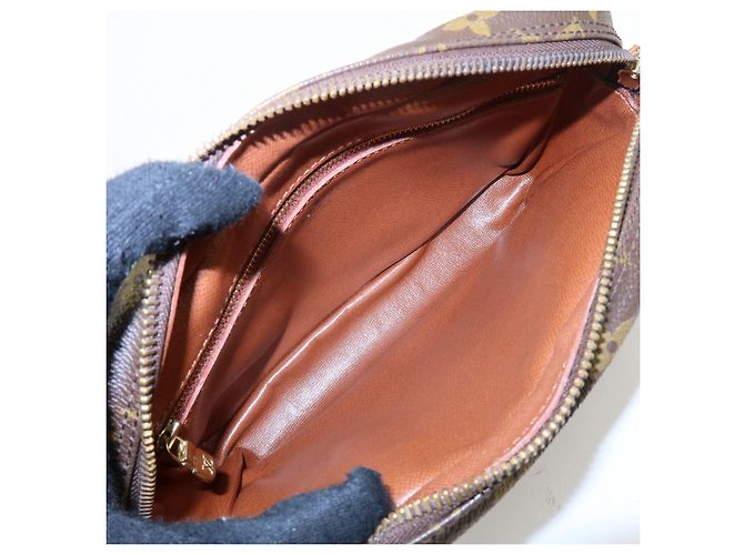 Borsa a tracolla Louis Vuitton Monogram Trocadero 23 Brown M51276 - vista 20