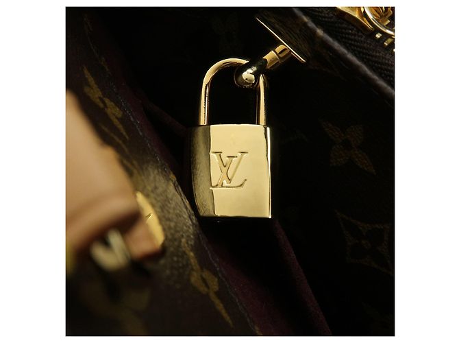 Louis Vuitton Monogram Montaigne MM 2Way Bag Hand Bag Brown M41056 - vista 16