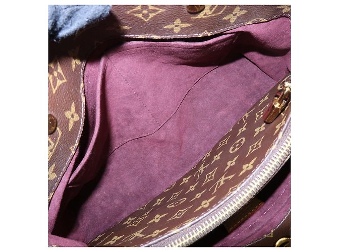 Louis Vuitton Monogram Montaigne MM 2Way Bag Hand Bag Brown M41056 - vista 19