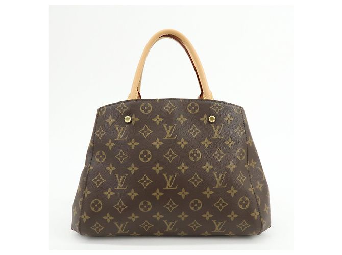 Louis Vuitton Monogram Montaigne MM 2Way Bag Hand Bag Brown M41056 - vista 2