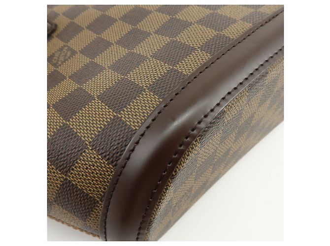 Borsa Tote Louis Vuitton Manosque PM Damier Canvas Ebene N51121 - vista 12