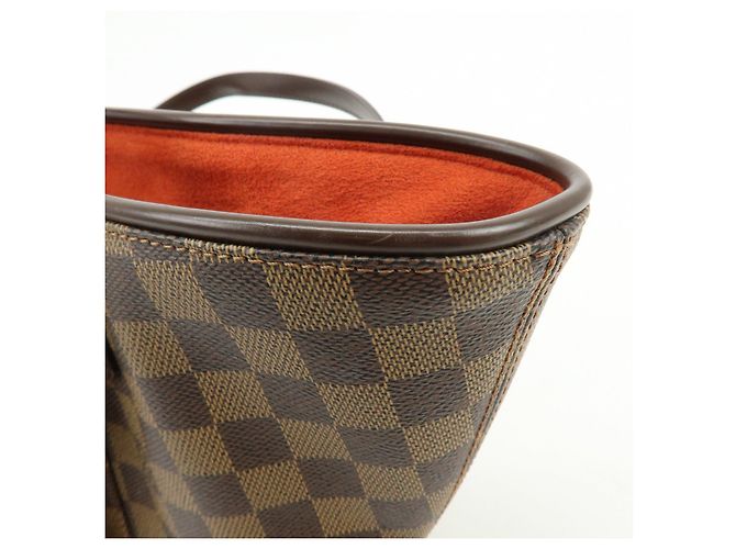 Borsa Tote Louis Vuitton Manosque PM Damier Canvas Ebene N51121 - vista 14