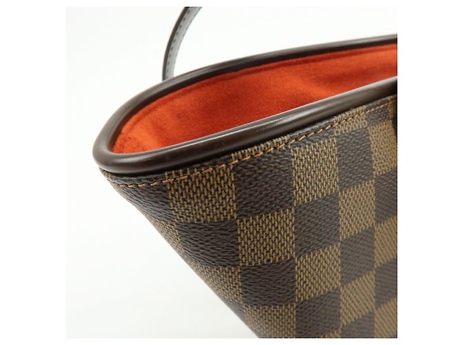 Borsa Tote Louis Vuitton Manosque PM Damier Canvas Ebene N51121 - vista 15