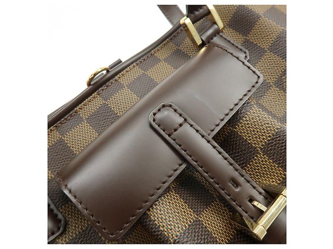 Borsa Tote Louis Vuitton Manosque PM Damier Canvas Ebene N51121 - vista 17