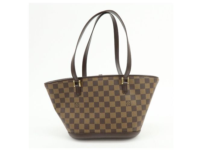 Borsa Tote Louis Vuitton Manosque PM Damier Canvas Ebene N51121 - vista 2