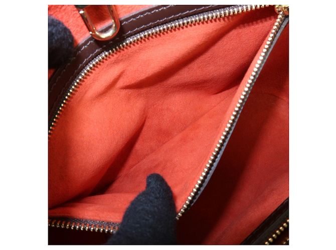 Borsa Tote Louis Vuitton Manosque PM Damier Canvas Ebene N51121 - vista 20