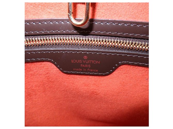 Borsa Tote Louis Vuitton Manosque PM Damier Canvas Ebene N51121 - vista 21