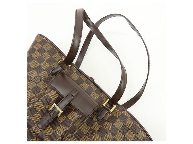 Borsa Tote Louis Vuitton Manosque PM Damier Canvas Ebene N51121 - vista 6