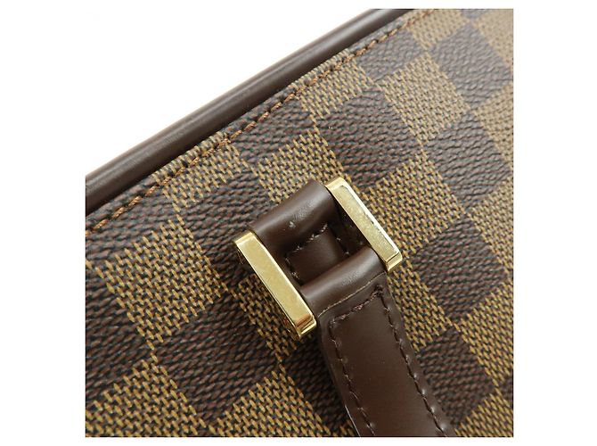 Borsa Tote Louis Vuitton Manosque PM Damier Canvas Ebene N51121 - vista 8