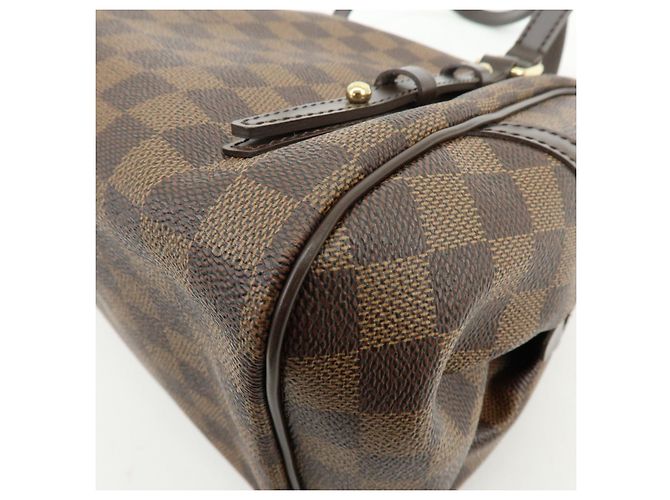 Borsa a tracolla Louis Vuitton Damier Rivington GM Damier Ebene N41158 - vista 10