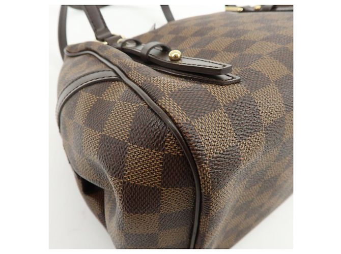 Borsa a tracolla Louis Vuitton Damier Rivington GM Damier Ebene N41158 - vista 11