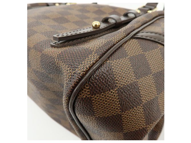 Borsa a tracolla Louis Vuitton Damier Rivington GM Damier Ebene N41158 - vista 12