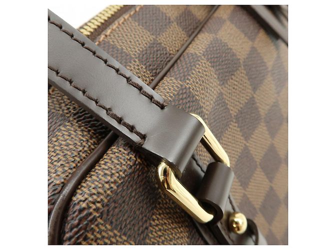 Borsa a tracolla Louis Vuitton Damier Rivington GM Damier Ebene N41158 - vista 8