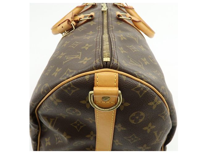 Louis Vuitton Monogram Keep All Bandouliere 55 Boston Bag Brown M41414 - vista 15