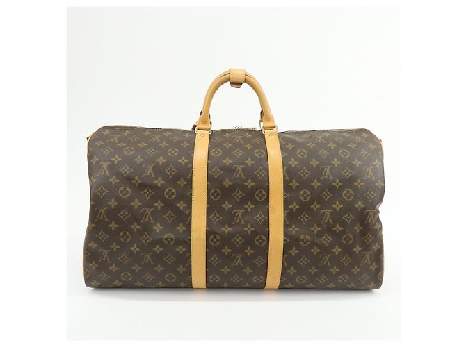 Louis Vuitton Monogram Keep All Bandouliere 55 Boston Bag Brown M41414 - vista 2