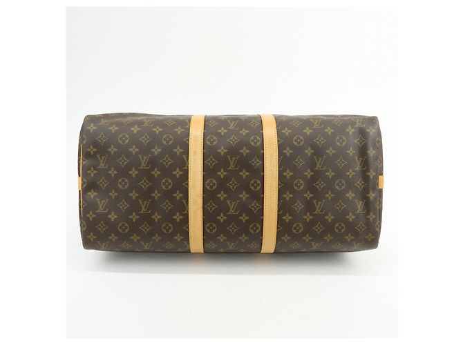 Louis Vuitton Monogram Keep All Bandouliere 55 Boston Bag Brown M41414 - vista 5