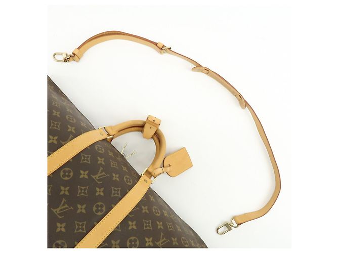 Louis Vuitton Monogram Keep All Bandouliere 55 Boston Bag Brown M41414 - vista 6
