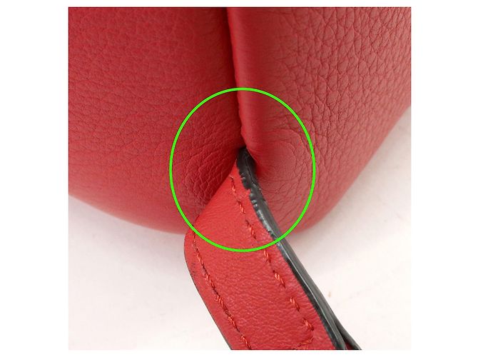 FENDI By the way Leather Mini Backpack Rucksack Studs Red 8BZ038 - view 10