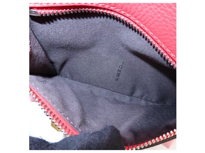 FENDI By the way Leather Mini Backpack Rucksack Studs Red 8BZ038 - view 22