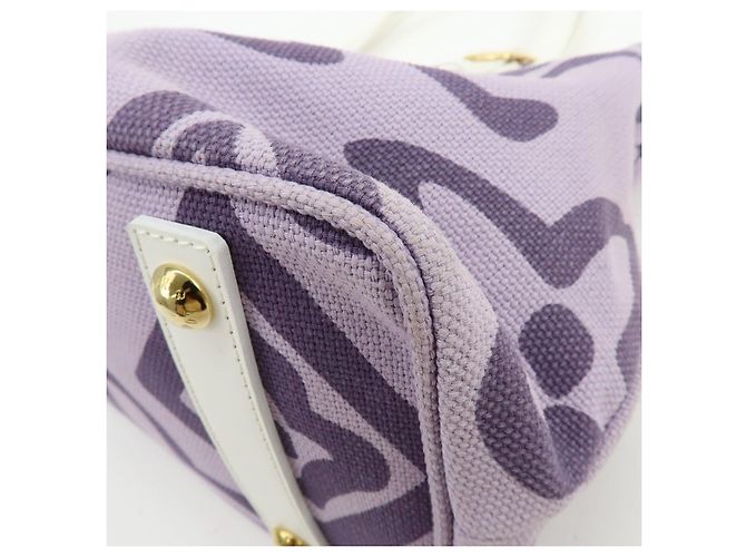 Borsa Tote Louis Vuitton Cruise Line Tahitienne PM Canvas Lilas M95680 - vista 10