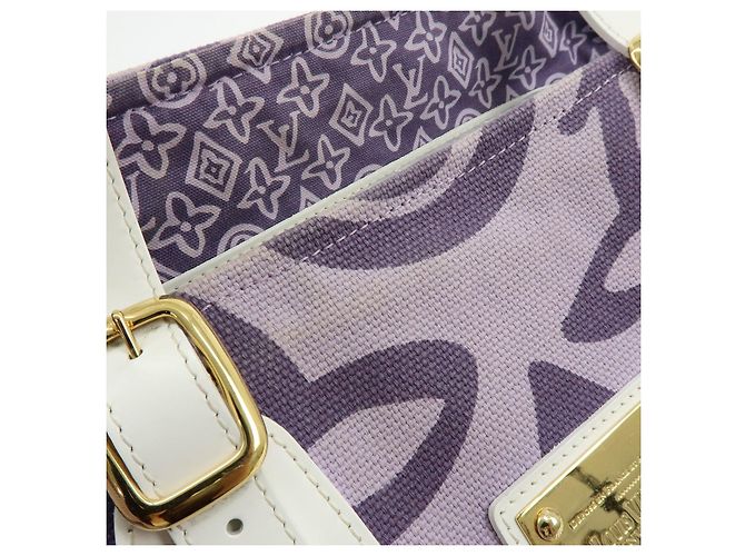 Borsa Tote Louis Vuitton Cruise Line Tahitienne PM Canvas Lilas M95680 - vista 16