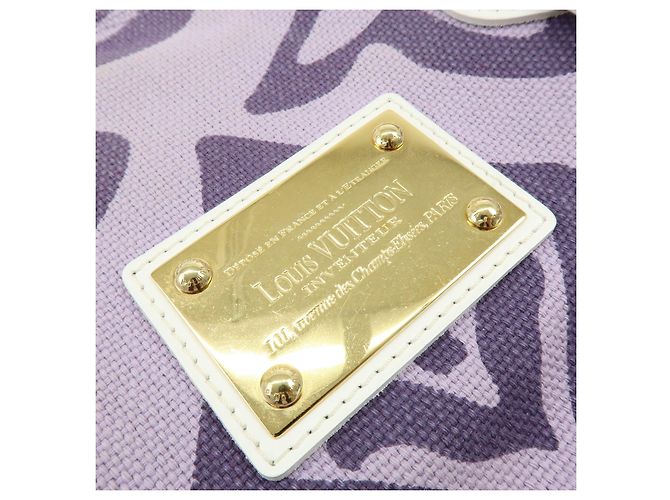 Borsa Tote Louis Vuitton Cruise Line Tahitienne PM Canvas Lilas M95680 - vista 17