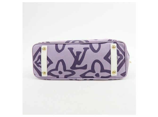 Borsa Tote Louis Vuitton Cruise Line Tahitienne PM Canvas Lilas M95680 - vista 5