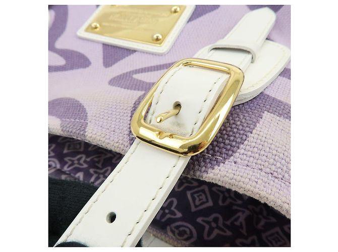 Borsa Tote Louis Vuitton Cruise Line Tahitienne PM Canvas Lilas M95680 - vista 9