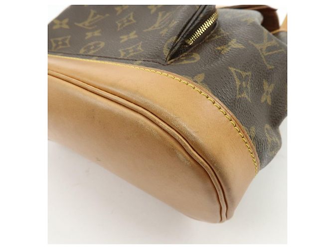Zaino Louis Vuitton Monogram Montsouris MM Brown M51136 - vista 10