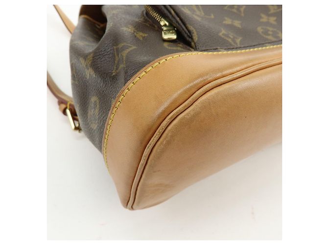 Zaino Louis Vuitton Monogram Montsouris MM Brown M51136 - vista 11
