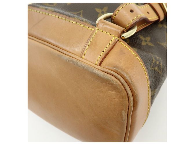 Zaino Louis Vuitton Monogram Montsouris MM Brown M51136 - vista 12