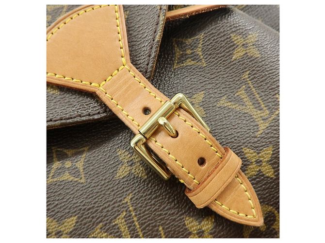Zaino Louis Vuitton Monogram Montsouris MM Brown M51136 - vista 15