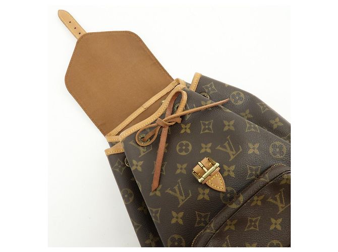 Zaino Louis Vuitton Monogram Montsouris MM Brown M51136 - vista 16