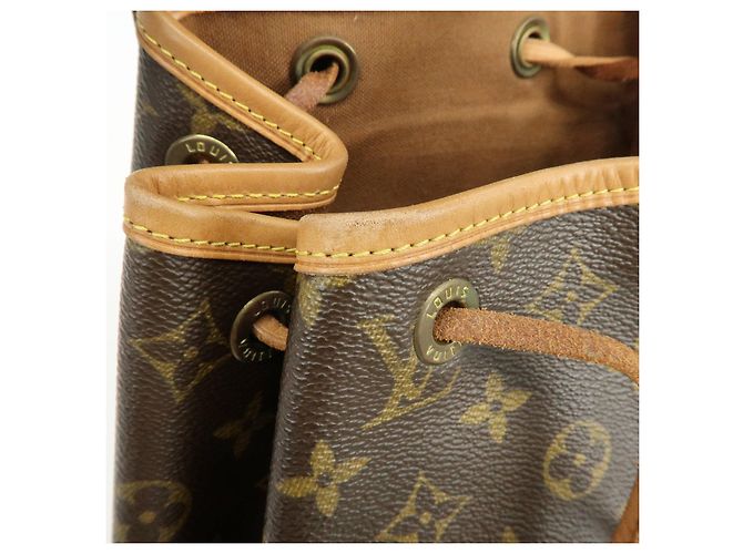 Zaino Louis Vuitton Monogram Montsouris MM Brown M51136 - vista 18