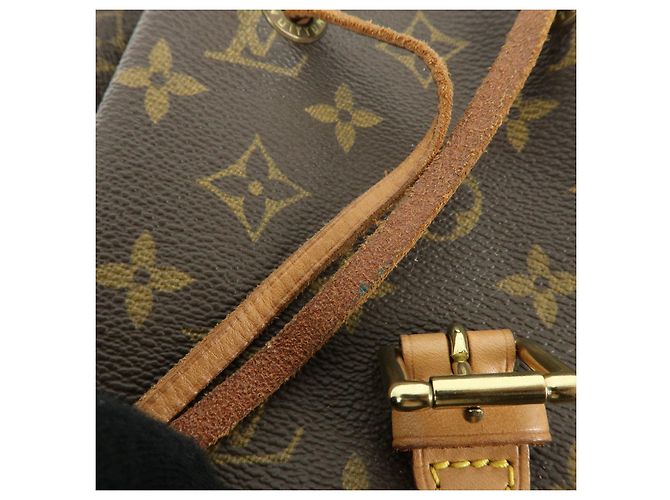 Zaino Louis Vuitton Monogram Montsouris MM Brown M51136 - vista 20