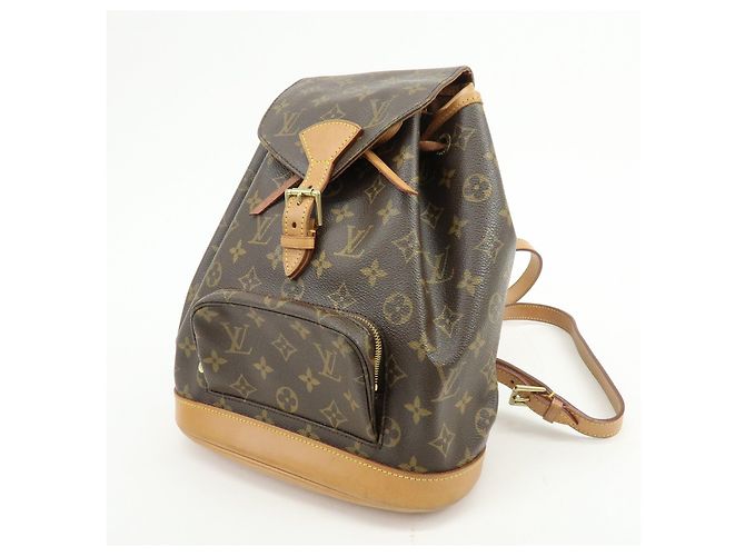 Zaino Louis Vuitton Monogram Montsouris MM Brown M51136 - vista 3
