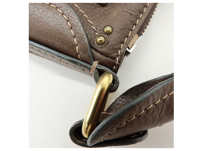 Chloé Borsa a tracolla e borsa a mano Chloe Paddington in pelle Marrone Scuro - vista 10
