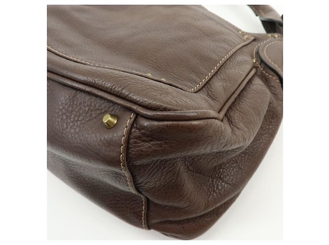Chloé Borsa a tracolla e borsa a mano Chloe Paddington in pelle Marrone Scuro - vista 13