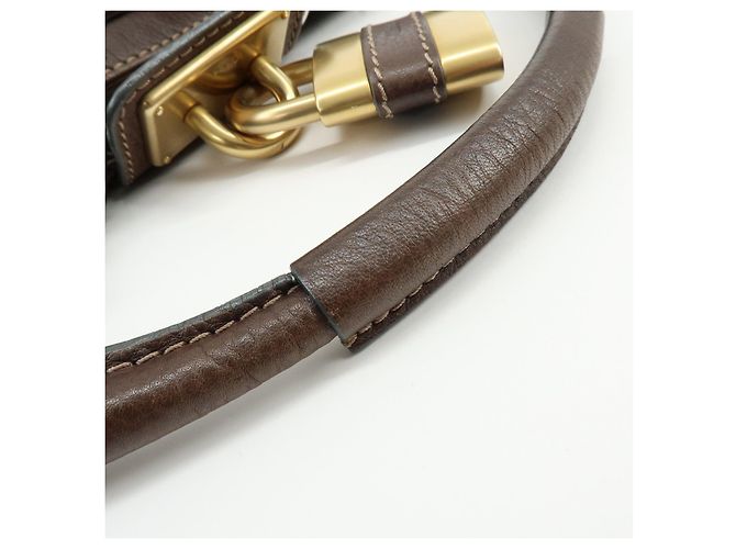Chloé Borsa a tracolla e borsa a mano Chloe Paddington in pelle Marrone Scuro - vista 6